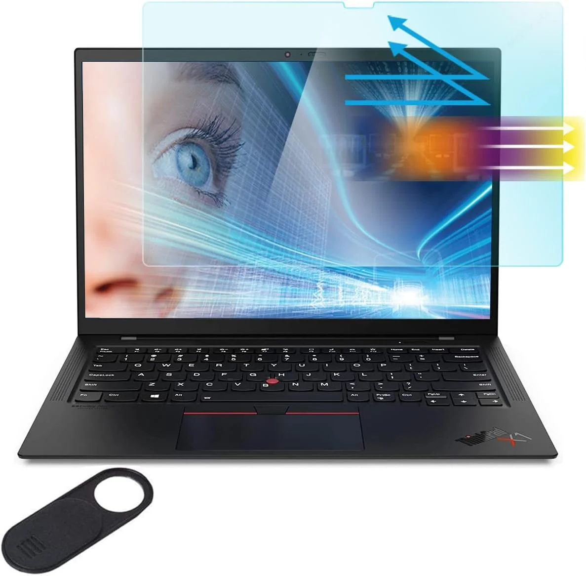 محافظ صفحه نمایش MUBUY-GOL برای لپ تاپ 14 اینچی 2025 Lenovo ThinkPad X9-14 Gen 1 و Lenovo ThinkPad X1 Carbon (Gen 13, Gen 12, Gen 11, Gen 10, Gen 9)، محافظ مات ضد بازتاب نور آبی