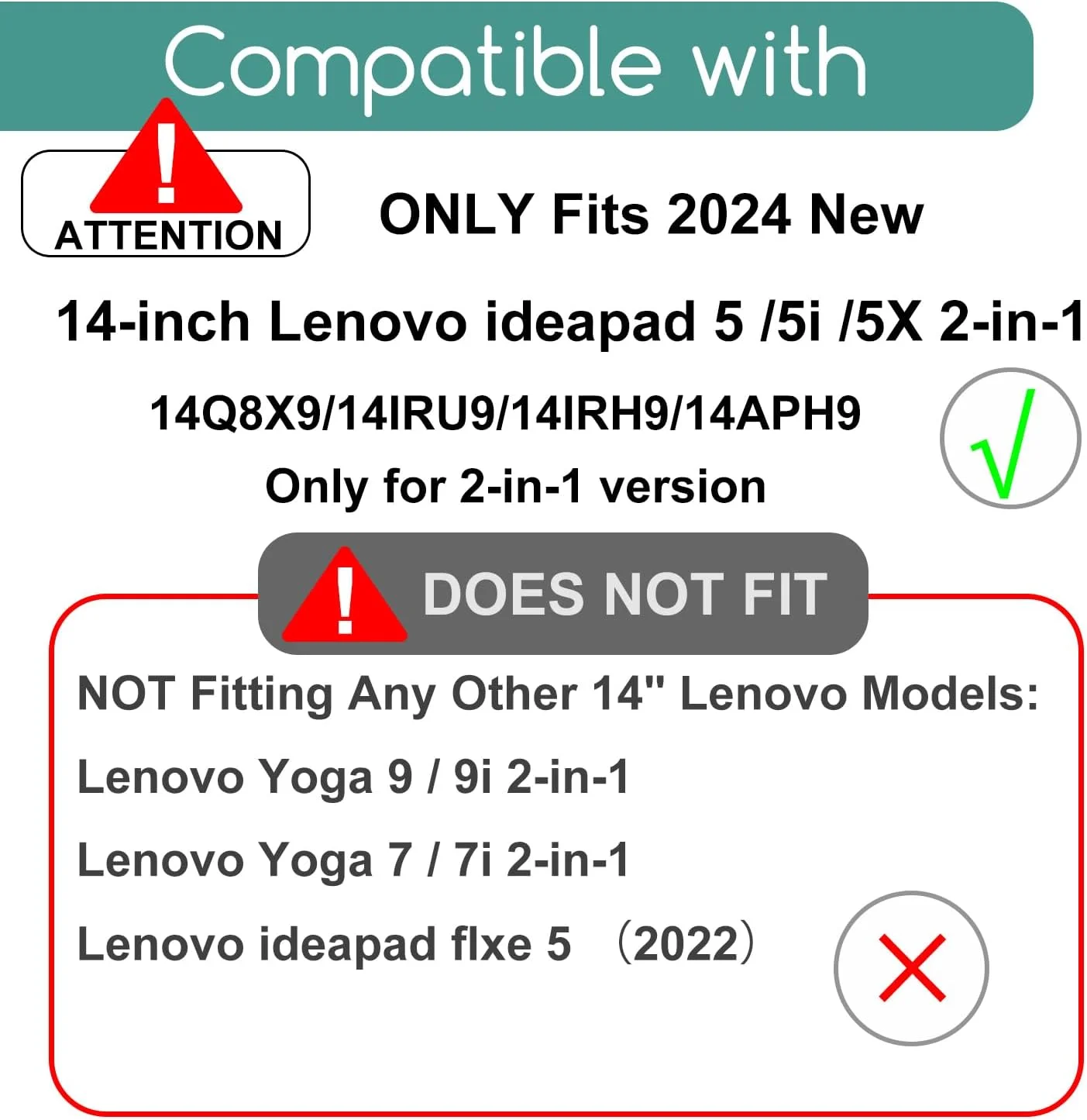 محافظ صفحه نمایش 3 عددی طراحی شده برای لپ تاپ های جدید 14 اینچی لنوو IdeaPad 5 / 5i / 5x 2-in-1 (مدل های 14AKP10 14IAL10 14AHP9 14IRU9 14IRH9 14Q8X9)، ضد انعکاس نور و ضد اثر انگشت (مات)