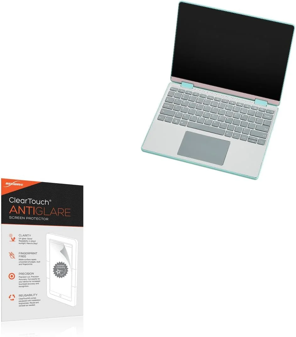 محافظ صفحه نمایش مات ضد انعکاس نور BoxWave سازگار با لپ تاپ Framework 12 (بسته 2 عددی)، فیلم ضد اثر انگشت