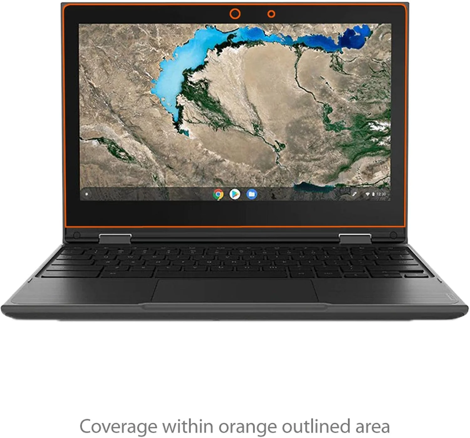 محافظ صفحه نمایش BoxWave سازگار با Lenovo 300e Chromebook نسل دوم (11.6 اینچ) - ClearTouch ضد انعکاس نور (2 عددی)، فیلم مات ضد اثر انگشت
