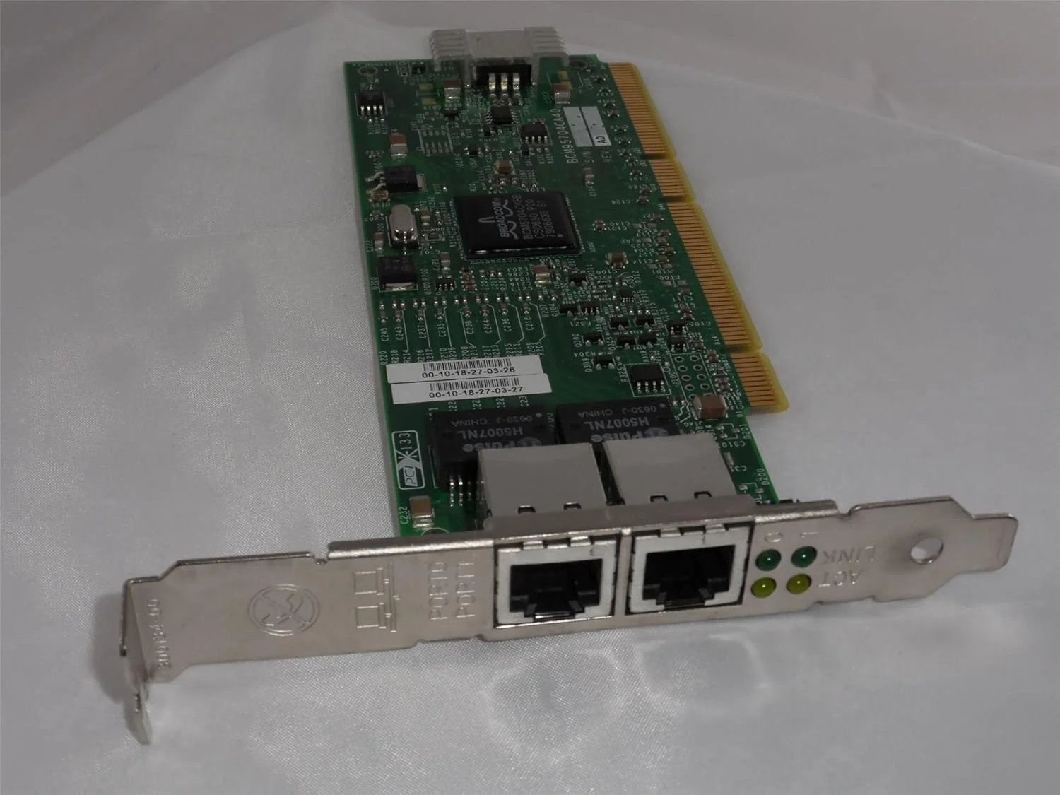 39Y6095 - IBM - آداپتور شبکه دو پورت NetXtreme 1000 T+ - PCI-X hot-plug 133 MHz - 2 پورت
