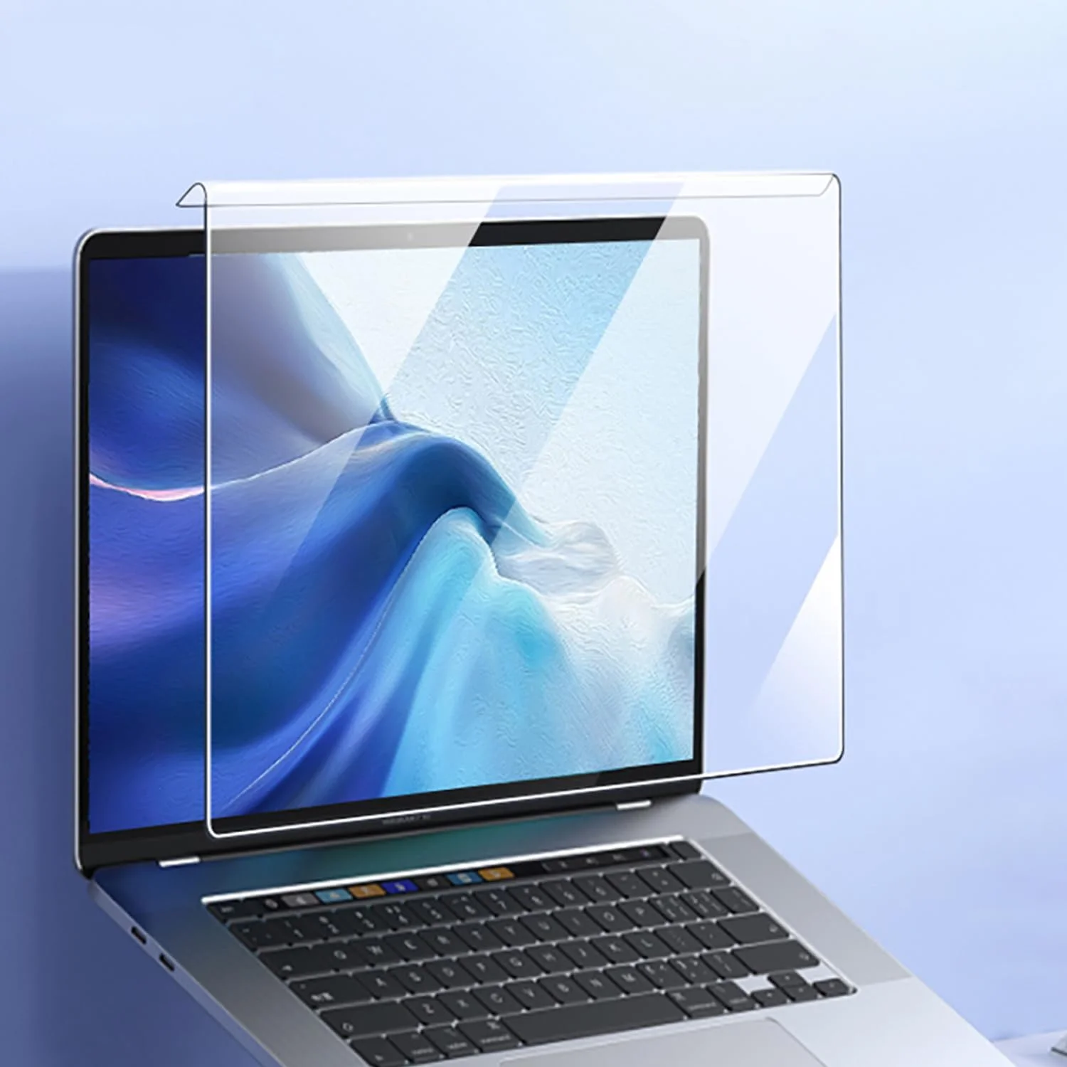 محافظ صفحه نمایش ضد نور آبی برای لپ تاپ، نوت بوک، مانیتور و نمایشگرهای قابل حمل 16 اینچی - محافظت از چشم در برابر اشعه ماوراء بنفش - نوع آویز قاب لپ تاپ عریض (عرض 36 سانتی متر در ارتفاع 24 سانتی متر)