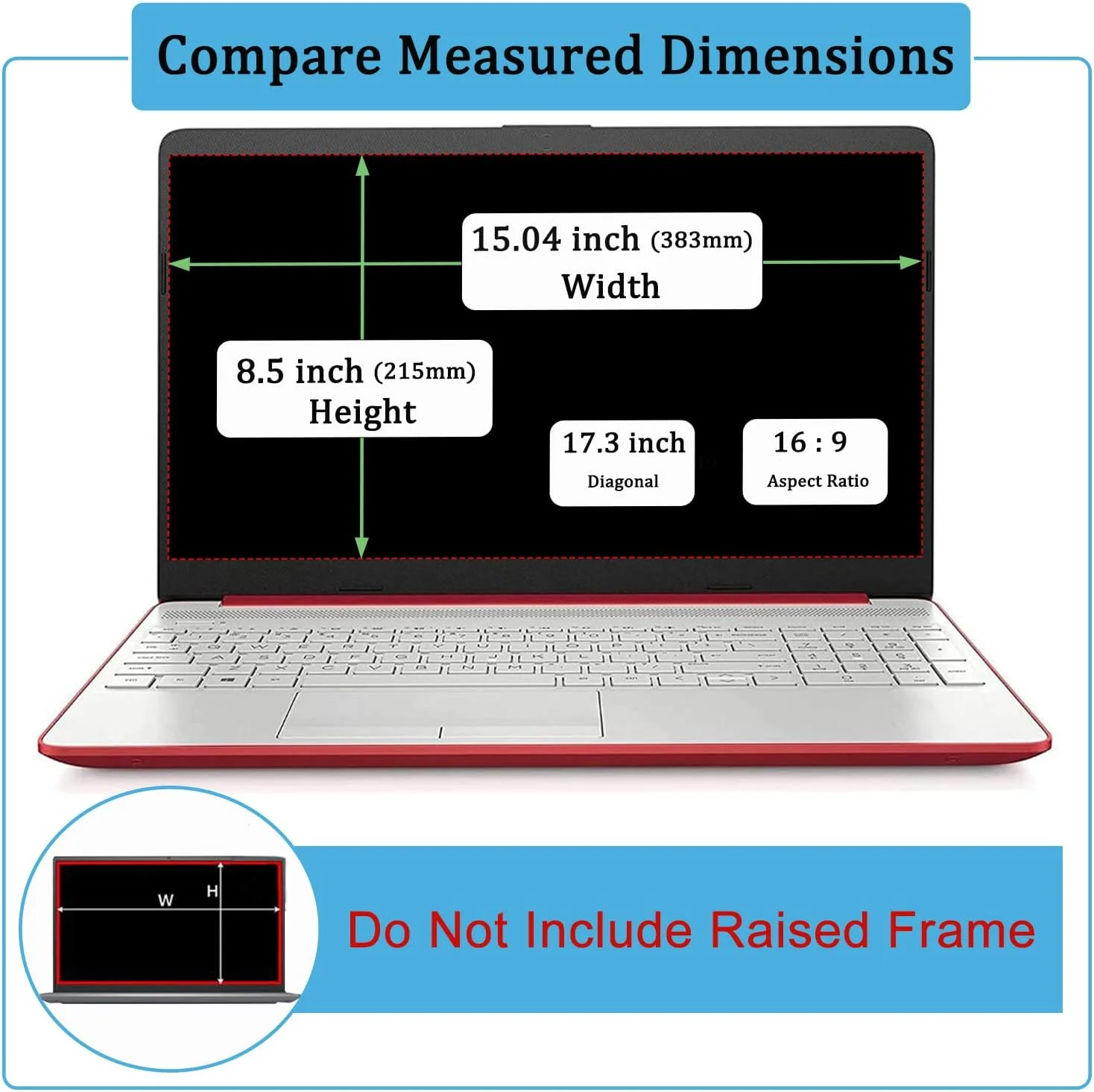 دو عدد محافظ صفحه نمایش مات ضد انعکاس نور برای لپ تاپ 17.3 اینچی HP / HP Envy 17 / HP Pavilion 17 / HP OmniBook 7 / HP Omen 17، HP 17t 17z 17-by 17-ca 17-cn 17-cp 17t-ch 17t-cr 17-an 17-cb 17-ck محافظ چشم ضد نور