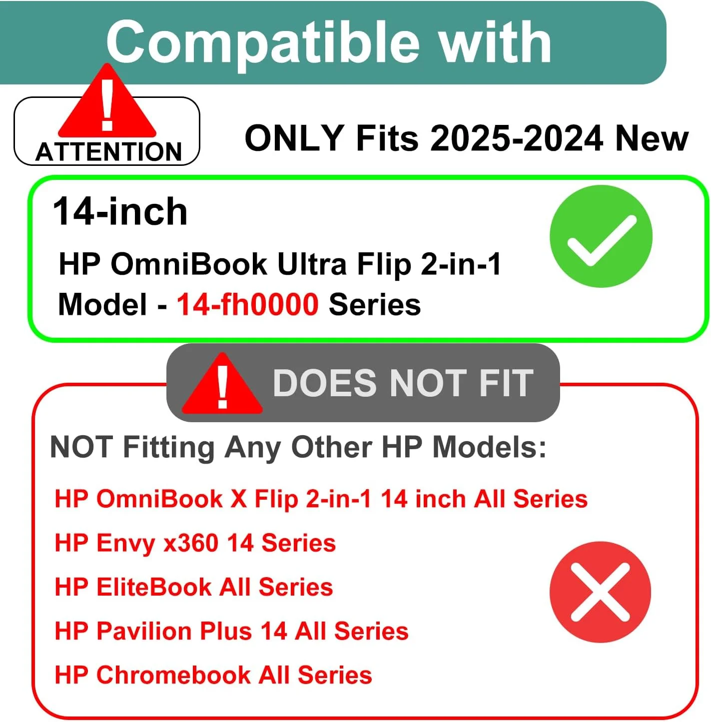 محافظ صفحه نمایش شیشه ای حرارت دیده 9H [بسته 2 عددی] KEANBOLL برای لپ تاپ 2 در 1 HP OmniBook Ultra Flip 14 اینچی (مدل های 2024: fh0000) | ضد خش، نصب بدون حباب، Ultra HD