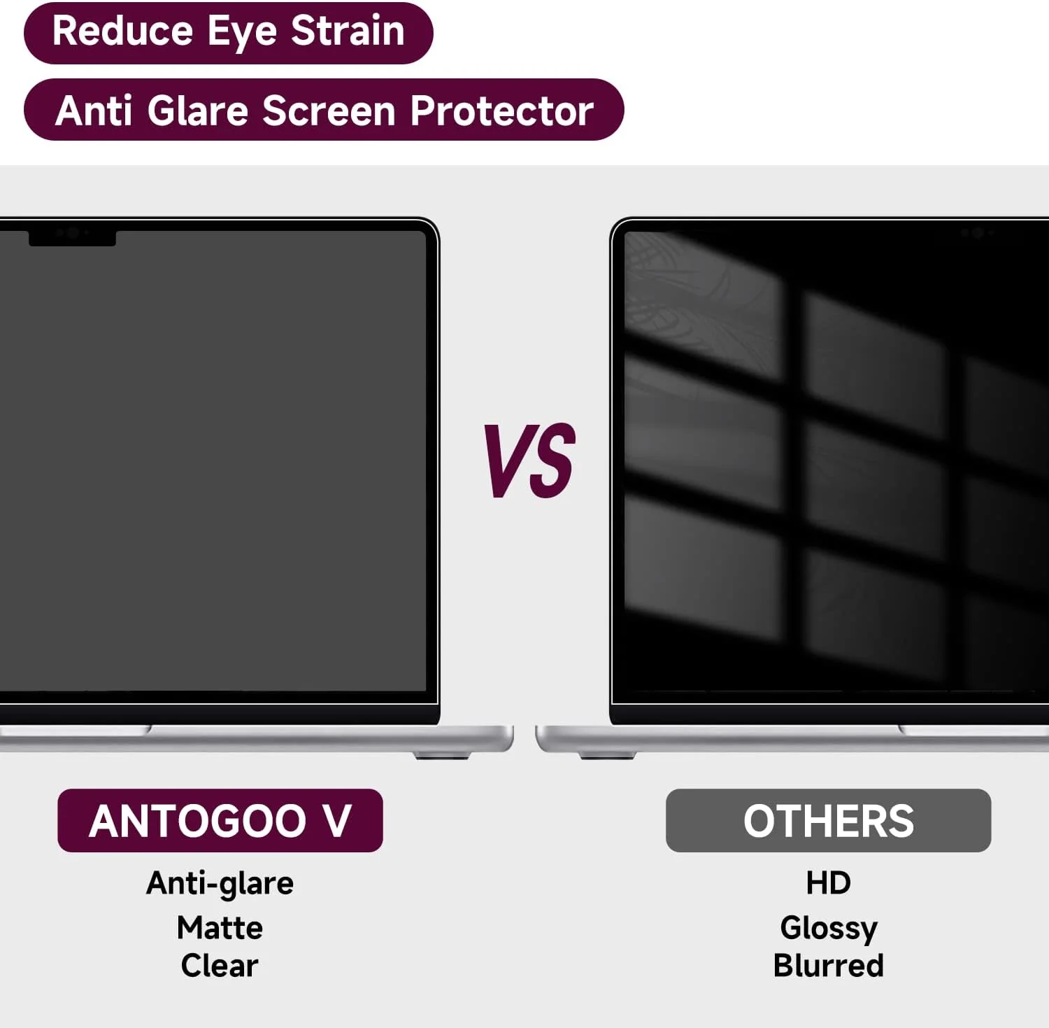 محافظ صفحه نمایش مات ضد بازتاب نور سازگار با مک بوک پرو 16 اینچ (2021-2024, M4, M3, M2, M1-A3403/A2991/A2485/A2780)، محافظ صفحه نمایش ضد خش