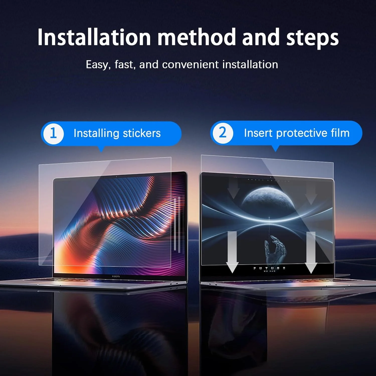 محافظ صفحه نمایش 15.6 اینچی ضد نور آبی و فیلتر ضد تابش نور، محافظت از چشم برای مانیتور لپ تاپ عریض 15.6 اینچی