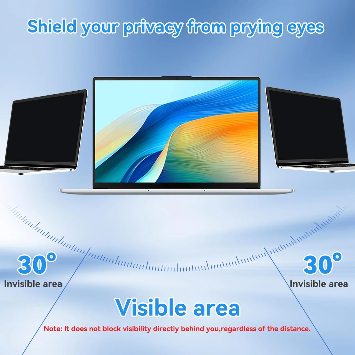 محافظ صفحه نمایش حریم خصوصی لپ تاپ 14 اینچی MOSISO، ضد تابش نور و ضد دید زدن، سازگار با لپ تاپ های 14 اینچی Macbook Pro/HP/Lenovo/Dell/Acer/ASUS با نسبت تصویر 16:10