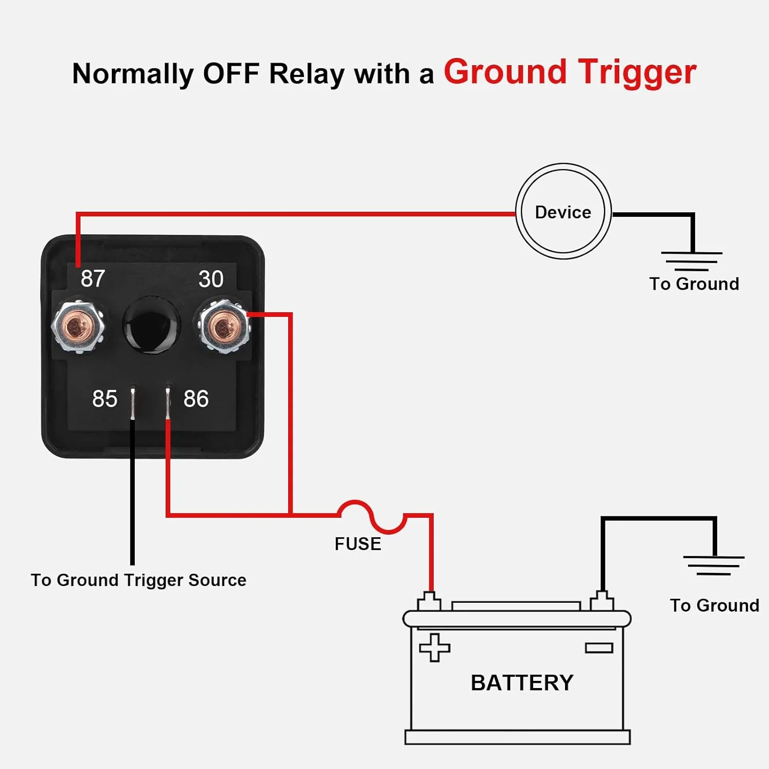 بسته 10 عددی رله استارتر، 24 ولت 200 آمپر، 4 پین SPST، رله کار مداوم، رله کنترل باتری خودرو، رله استارت جریان سنگین خودرو (10 عدد)