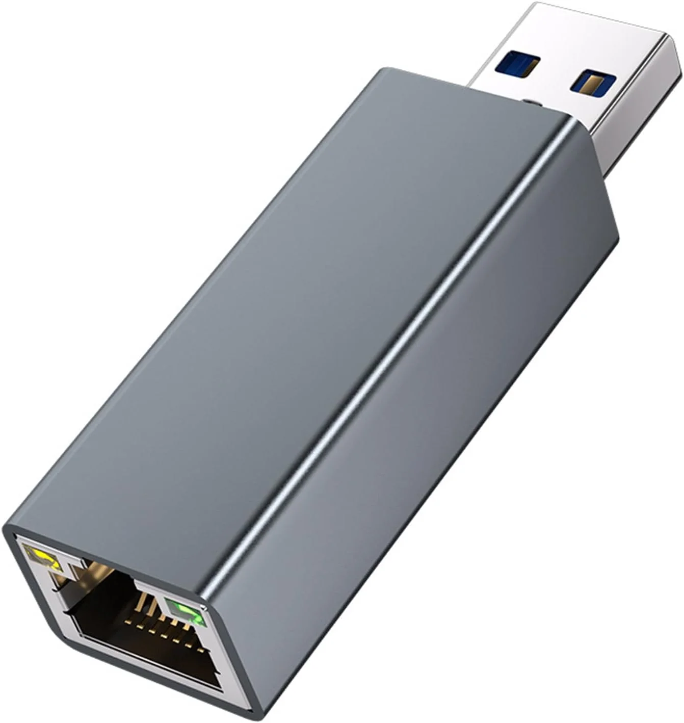 آداپتور شبکه اترنت USB 3.0 آلومینیومی کارت اترنت گیگابیتی 1 گیگابیت بر ثانیه برای اتصال پایدار