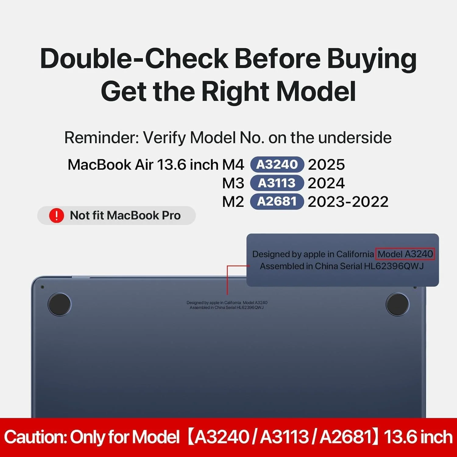 محافظ صفحه نمایش حریم خصوصی مغناطیسی 360 درجه با نصب آسان سازگار با مک بوک ایر 13.6/13 اینچ (2022-2025, M2, M3, M4)، محافظ صفحه نمایش لپ تاپ ضد تابش نور با پوشش دوربین - مسدود کننده اشعه ماوراء بنفش 90٪ - مدل A2681, A3113, A3240