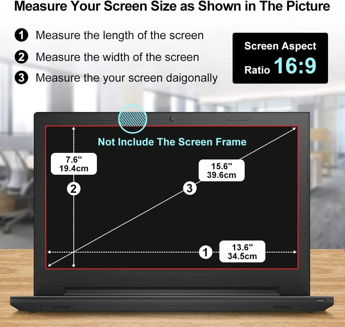 (بسته 2 عددی) محافظ صفحه نمایش 15.6 اینچی لپ تاپ، فیلتر نور آبی ضد تابش نور برای HP Envy X360 15.6 اینچی/Pavilion 15.6/ProBook 15.6/EliteBook 15.6/OMEN 15، محافظ مانیتور کامپیوتر محافظت از چشم