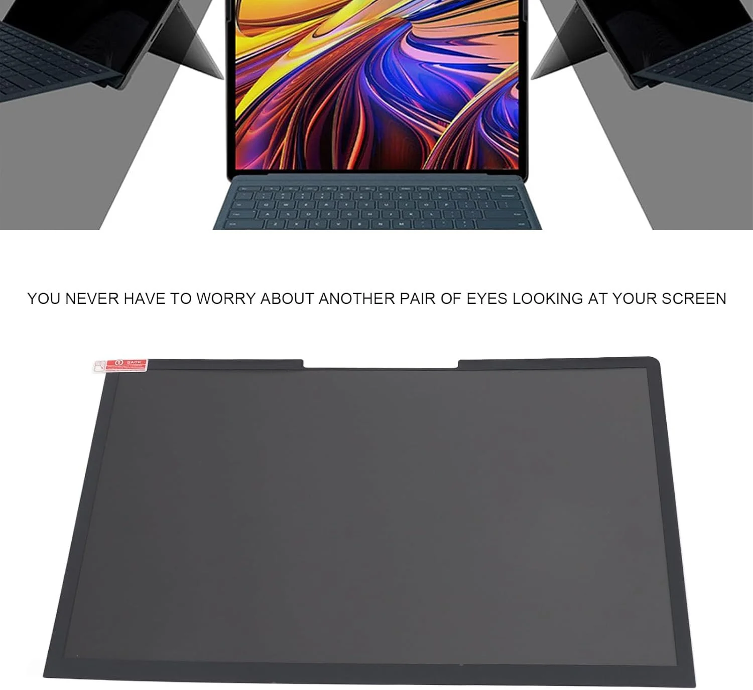 محافظ صفحه نمایش حریم خصوصی 15 اینچی برای لپ تاپ 3، وضوح بالا، فیلتر صفحه نمایش لپ تاپ ضد تابش نور، لایه فوق العاده شفاف AR، نصب آسان