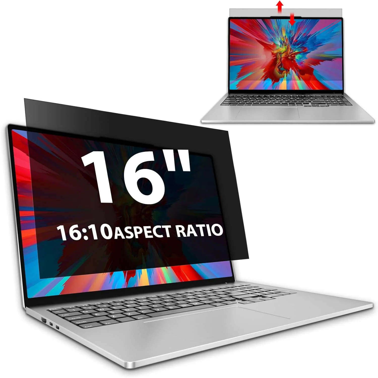 محافظ حریم خصوصی لپ تاپ 16 اینچی، محافظ صفحه نمایش لپ تاپ با نسبت تصویر 16:10، ضد تابش نور آبی مانیتور کامپیوتر