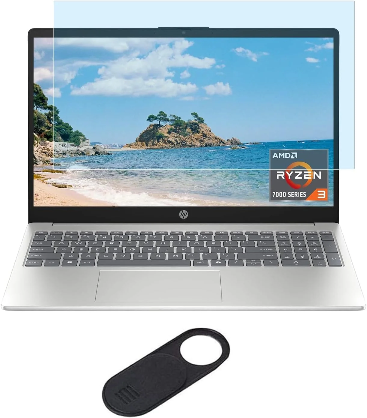 محافظ صفحه نمایش نور آبی 15.6 اینچی MUBUY-GOL ضد اثر انگشت، ضد خش و ضد تابش نور | سازگار با HP، Dell، Acer، ASUS، Lenovo (345x194 /WxH)