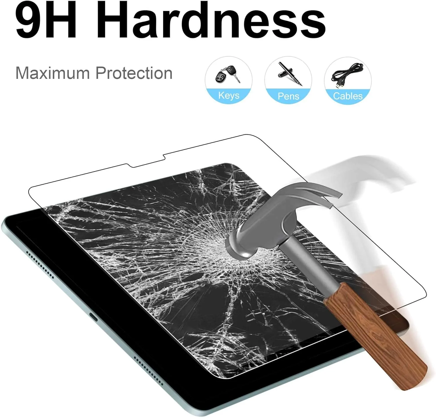 محافظ صفحه نمایش MEGOO AmorShield برای سرفیس لپ تاپ ۱۳ اینچی (۲۰۲۵)، شیشه حرارت دیده، [درجه نظامی 9H+] [محافظت 3X در برابر شکستگی]، شفافیت HD، نصب آسان، 2 عدد