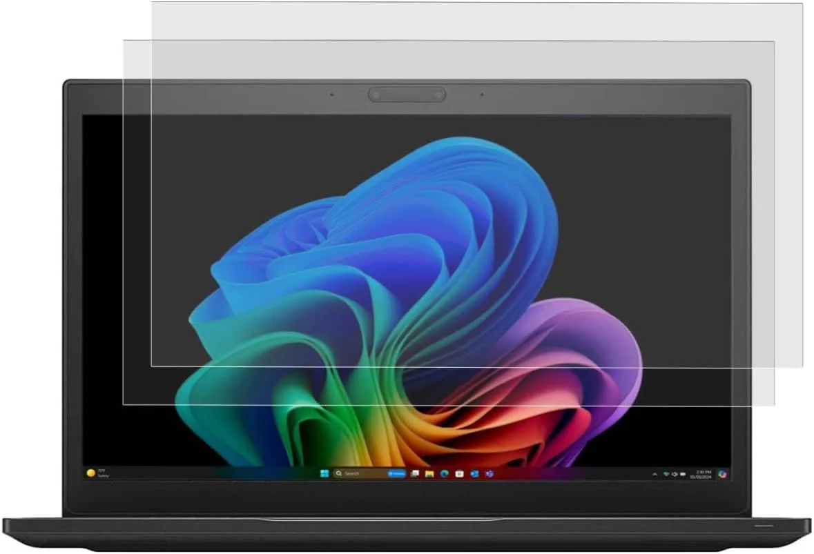محافظ صفحه نمایش مات ضد انعکاس نور لپ تاپ 14 اینچی، بسته 2 عددی، مناسب برای صفحه نمایش 14 اینچی با نسبت تصویر 16:10 برای لپ تاپ های HP/Dell/Lenovo/Asus/Acer/Samsung/Sony/MSI/LG/Razer Blade