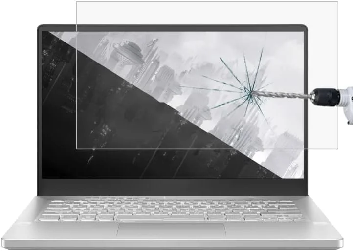 محافظ صفحه نمایش لپ تاپ با وضوح بالا و شیشه حرارت دیده مناسب برای ایسوس ROG Zephyrus G14 سایز 14 اینچ