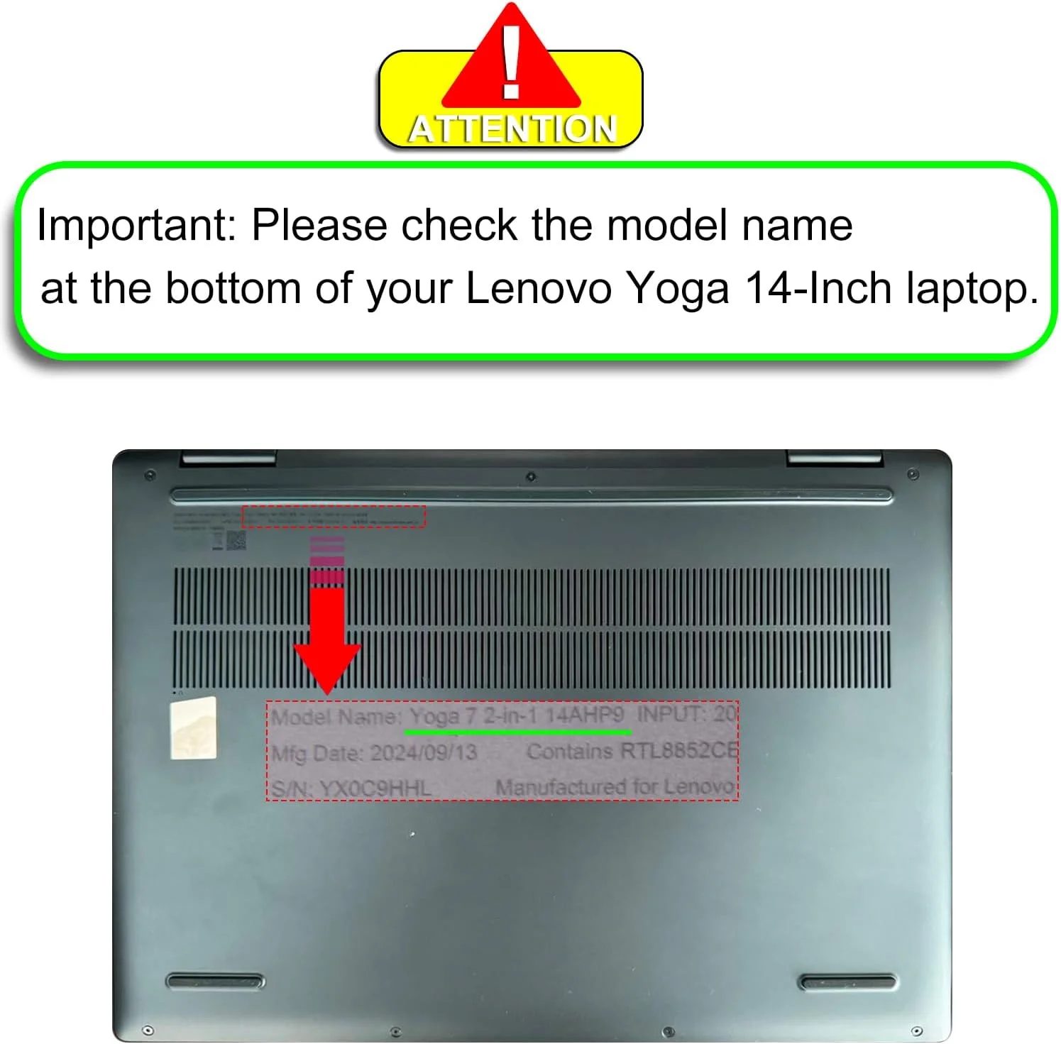 محافظ صفحه نمایش 3 عددی KEANBOLL طراحی شده برای لپ تاپ لمسی 2 در 1 لنوو یوگا 7 / 7i 14 اینچی (مدل های 14IML9/14AHP9/14ARP8/14IRL8)، ضد تابش نور و ضد اثر انگشت (مات)