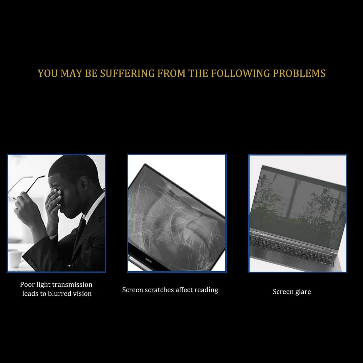 محافظ صفحه نمایش لپ تاپ 14.1 اینچی KEANBOLL، بسته 2 عددی، مناسب برای لپ تاپ 14.1 اینچی با نسبت تصویر 16:9 (3840x2400, 1920x1200)، محافظ صفحه نمایش ضد انعکاس نور و ضد اثر انگشت