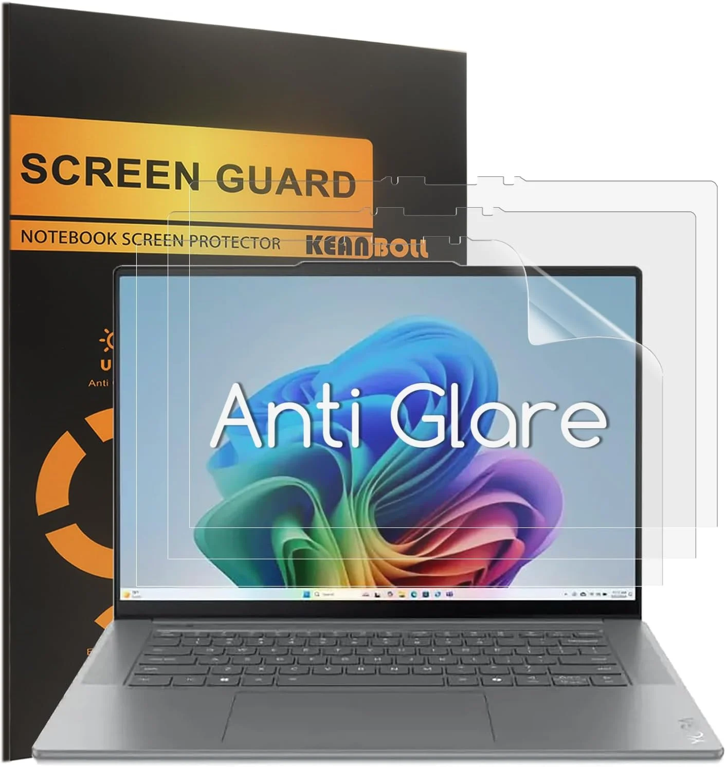 محافظ صفحه نمایش 3 عددی KEANBOLL طراحی شده برای لپ تاپ Lenovo Slim 7i Aura Copilot+ 15.3 اینچ (15ILL9)، ضد انعکاس نور و ضد اثر انگشت (مات) محافظ صفحه نمایش 3 عددی KEANBOLL طراحی شده برای لپ تاپ Lenovo Slim 7i Aura Copilot+ 15.3 اینچ (15ILL9)، ضد انعکاس نور و ضد اثر انگشت (مات)