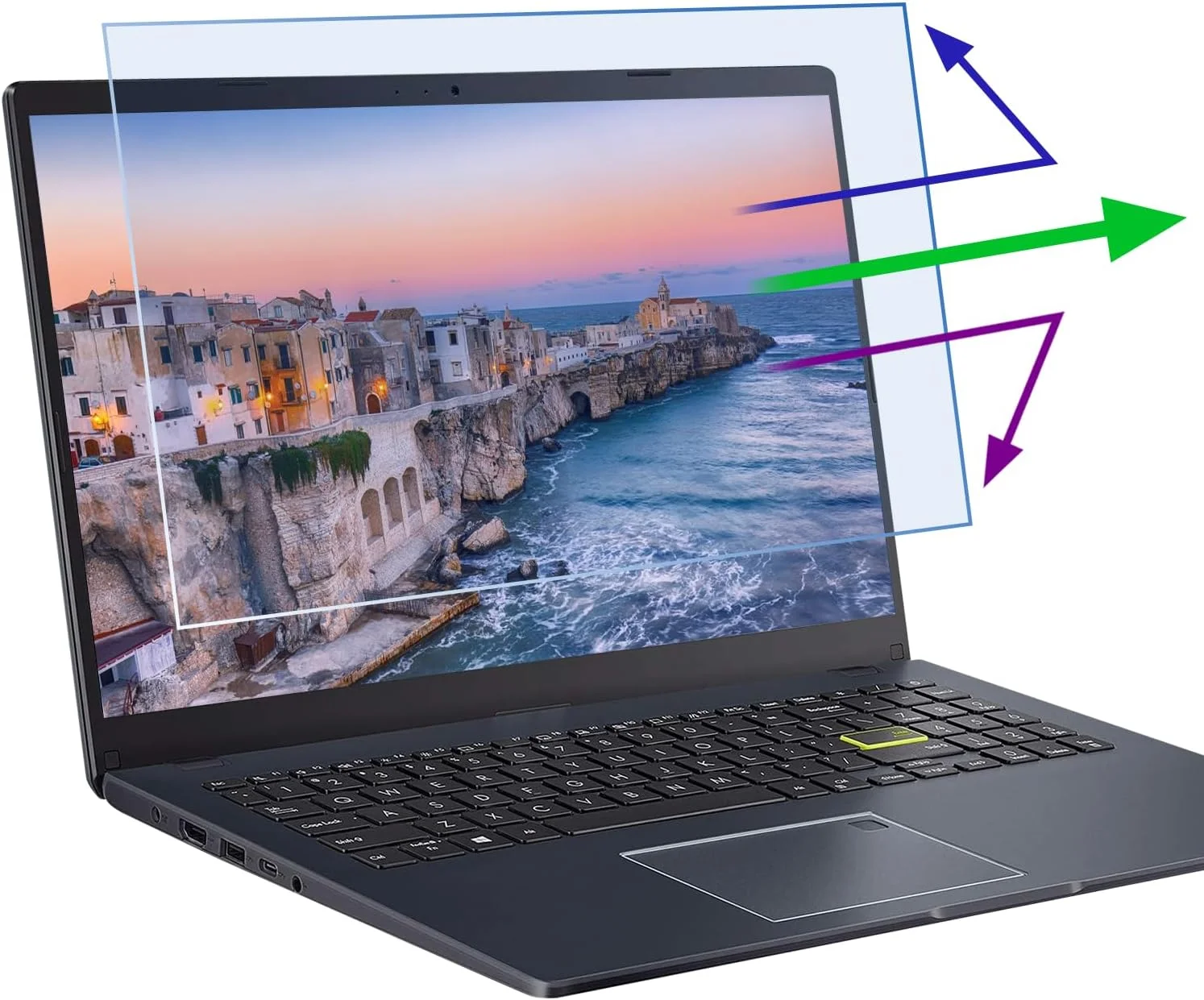 دو عدد محافظ صفحه نمایش 14 اینچی ضد نور آبی (16:10)، کاهش خستگی چشم و ضد تابش نور آبی برای لپ تاپ های 14 اینچی با رزولوشن 16:10 اچ پی/دل/ایسر/ایسوس/سامسونگ/لنوو دو عدد محافظ صفحه نمایش 14 اینچی ضد نور آبی (16:10)، کاهش خستگی چشم و ضد تابش نور آبی برای لپ تاپ های 14 اینچی با رزولوشن 16:10 اچ پی/دل/ایسر/ایسوس/سامسونگ/لنوو