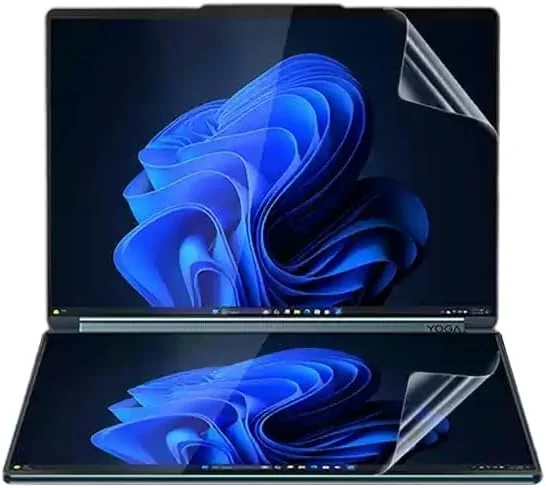 محافظ صفحه نمایش اصلی و ثانویه Gruattreay سازگار با لپ تاپ 2 در 1 Lenovo Yoga Book 9i 14 Gen 10 مدل 2025، محافظ صفحه نمایش دوگانه 14 اینچی با وضوح بالا و مقاوم در برابر خراش محافظ صفحه نمایش اصلی و ثانویه Gruattreay سازگار با لپ تاپ 2 در 1 Lenovo Yoga Book 9i 14 Gen 10 مدل 2025، محافظ صفحه نمایش دوگانه 14 اینچی با وضوح بالا و مقاوم در برابر خراش