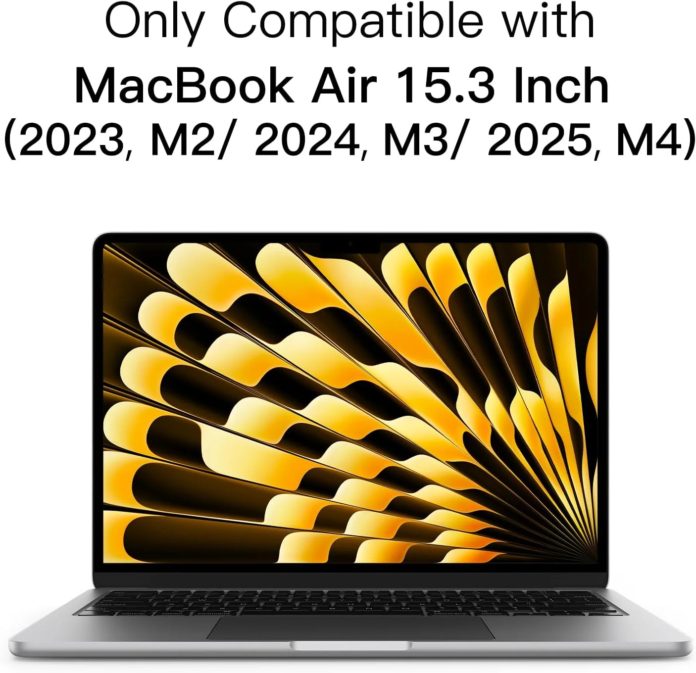 محافظ صفحه نمایش JETech برای مک بوک ایر 15.3 اینچی (2025/2024/2023, M4/M3/M2)، فیلم مات PET ضد تابش نور، ضد اثر انگشت، 2 عددی