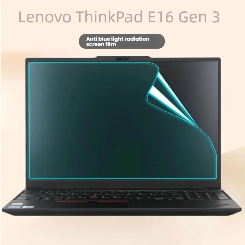 محافظ صفحه نمایش Gruattreay سازگار با لپ تاپ 16 اینچی Lenovo ThinkPad E16 Gen 3 (2025)، فیلتر محافظ صفحه نمایش ضد نور آبی، کاهش خستگی چشم فیلم ضد تابش
