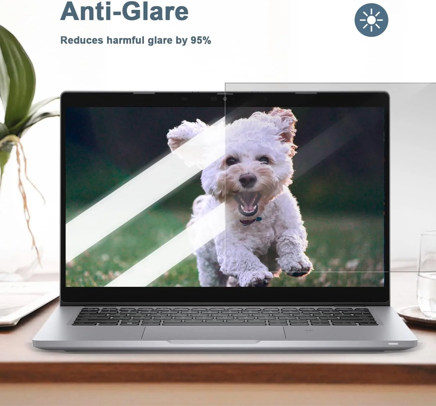 محافظ حریم خصوصی لپ تاپ IPROKKO سایز 15.6 اینچ، صفحه نمایش حریم خصوصی قابل جابجایی با نسبت تصویر 16:9، ضد نور آبی، ضد تابش نور، فیلتر حریم خصوصی برای Hp/Dell/Acer/Lenovo/ThinkPad/Asus