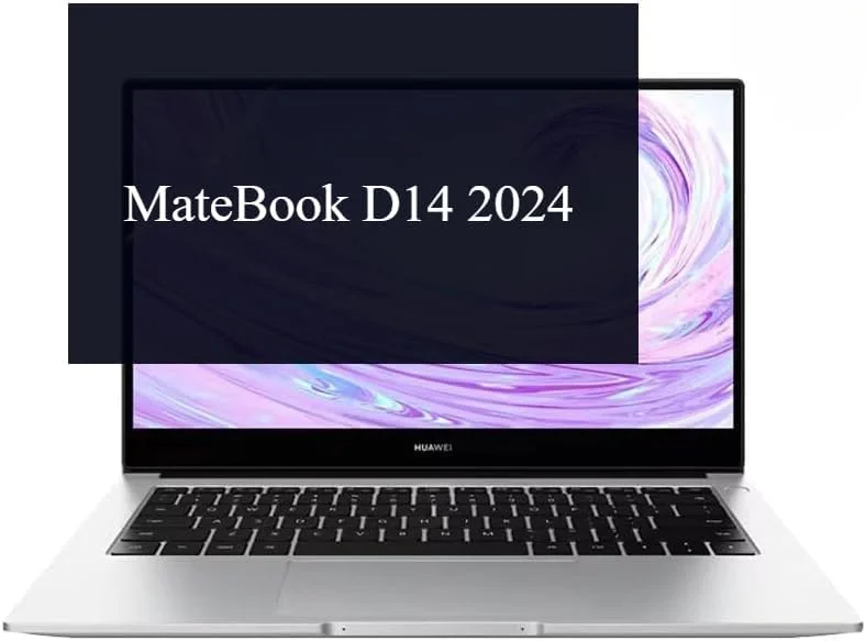 محافظ صفحه نمایش لپ تاپ Gruattreay سازگار با هوآوی MateBook D14 مدل 2024 14 اینچی MDG-24، ضد تابش خیره کننده و جذب الکترواستاتیک