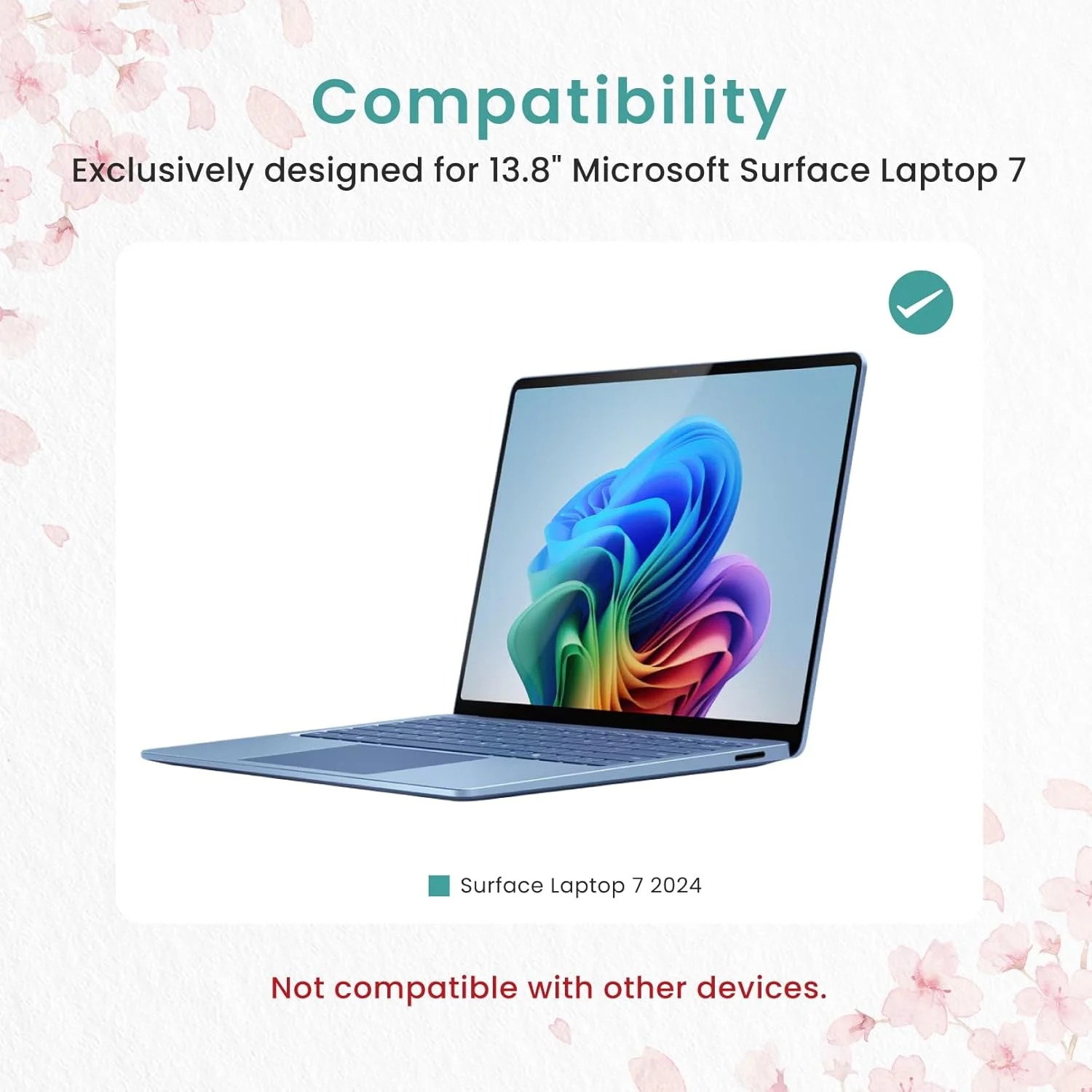 محافظ صفحه نمایش مغناطیسی کاغذ کنت BELLEMOND برای سرفیس لپ تاپ - 13.8 اینچ (لپ تاپ 7) | فیلم مات قابل جابجایی و استفاده مجدد | کاهش سایش نوک قلم | 1 عدد