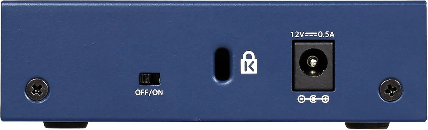 سوئیچ غیر مدیریتی 5 پورت گیگابیتی اترنت نت گیر (GS105NA) - قابل استفاده روی میز یا نصب روی دیوار سوئیچ غیر مدیریتی 5 پورت گیگابیتی اترنت نت گیر (GS105NA) - قابل استفاده روی میز یا نصب روی دیوار