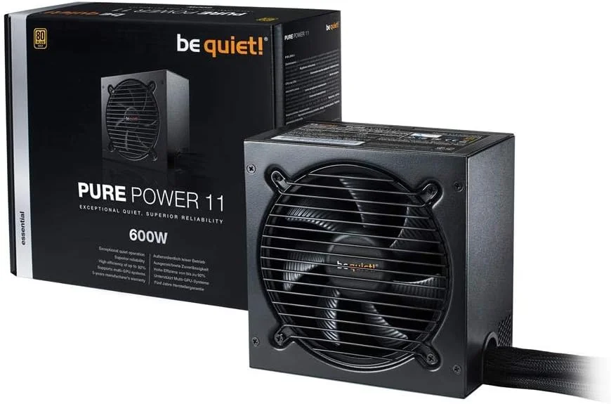 منبع تغذیه بی کوایت! BN292 Pure Power 11 400W، 80 PLUS Gold، مشکی