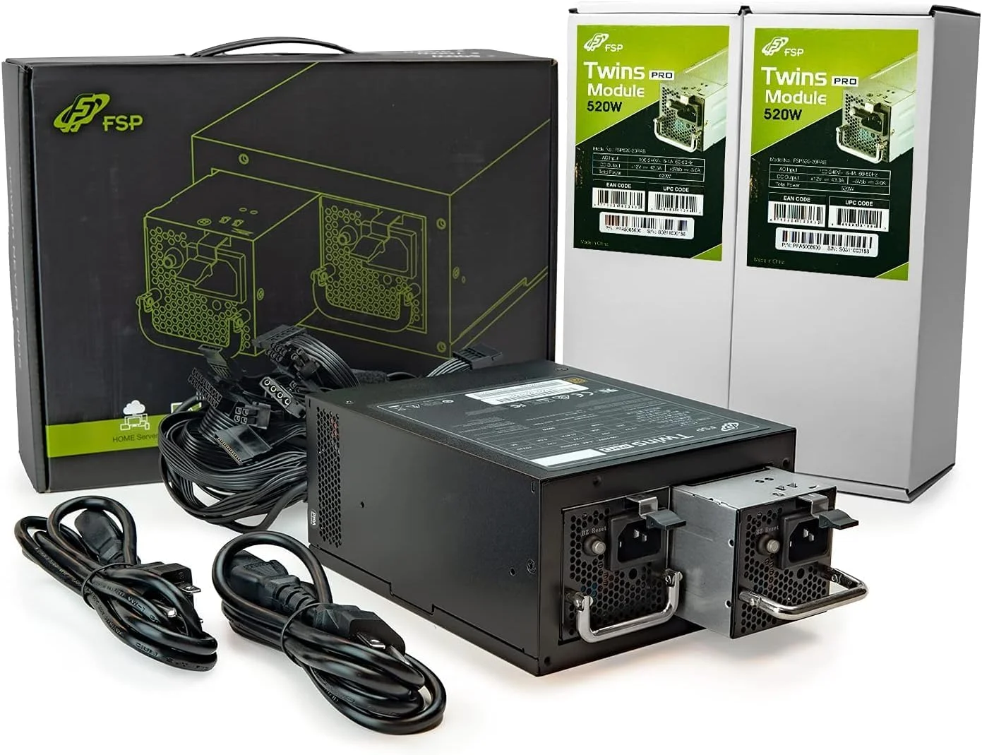 منبع تغذیه ماژول دوتایی FSP Twins Pro ATX PS2 1+1 با توان 500 وات و بازدهی بالای 90%، قابلیت تعویض سریع و نرم افزار مانیتورینگ Guardian (Twins Pro 500) منبع تغذیه ماژول دوتایی FSP Twins Pro ATX PS2 1+1 با توان 500 وات و بازدهی بالای 90%، قابلیت تعویض سریع و نرم افزار مانیتورینگ Guardian (Twins Pro 500)