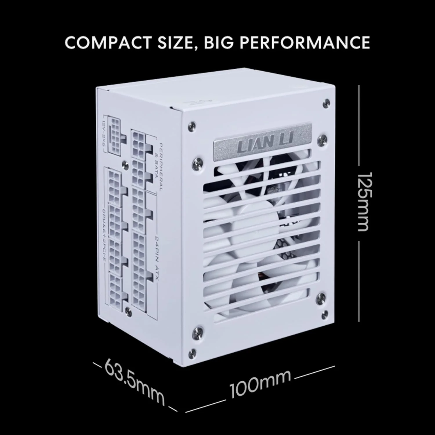 منبع تغذیه 750 واتی Lian Li SP750 Gold - SFX با کابل 12V-2x6 - کم صدا - راندمان 80 Plus Gold - سازگار با ATX 3.1 و PCIe 5.0 - فن 92 میلی متری FDB - سفید (SP750G.W) منبع تغذیه 750 واتی Lian Li SP750 Gold - SFX با کابل 12V-2x6 - کم صدا - راندمان 80 Plus Gold - سازگار با ATX 3.1 و PCIe 5.0 - فن 92 میلی متری FDB - سفید (SP750G.W)