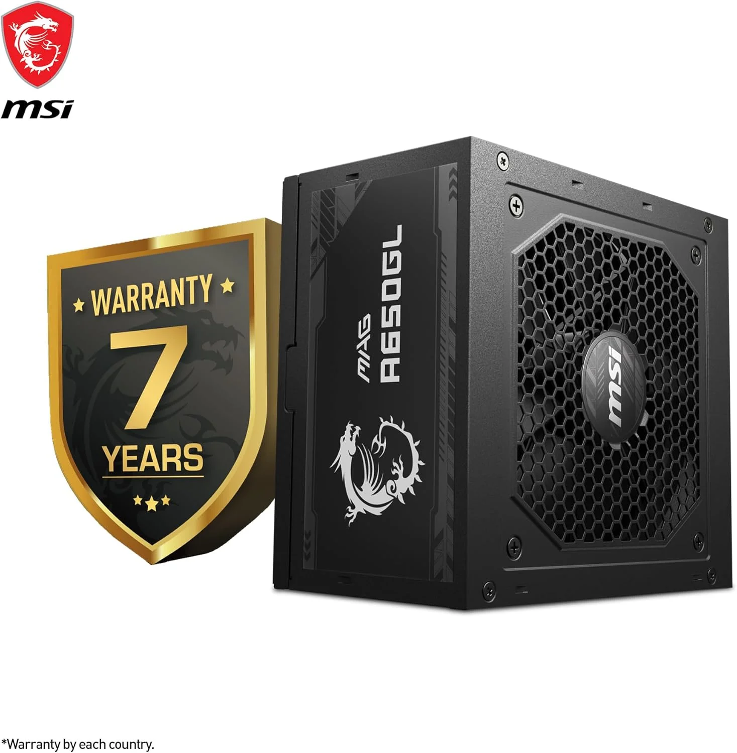منبع تغذیه ام اس آی MAG A650GL، 650 وات، 80 پلاس گلد، پشتیبانی از چند نسل کارت گرافیک، کاملاً ماژولار، فن 120 میلی متری FDB، کابل های مشکی تخت، 7 سال منبع تغذیه ام اس آی MAG A650GL، 650 وات، 80 پلاس گلد، پشتیبانی از چند نسل کارت گرافیک، کاملاً ماژولار، فن 120 میلی متری FDB، کابل های مشکی تخت، 7 سال