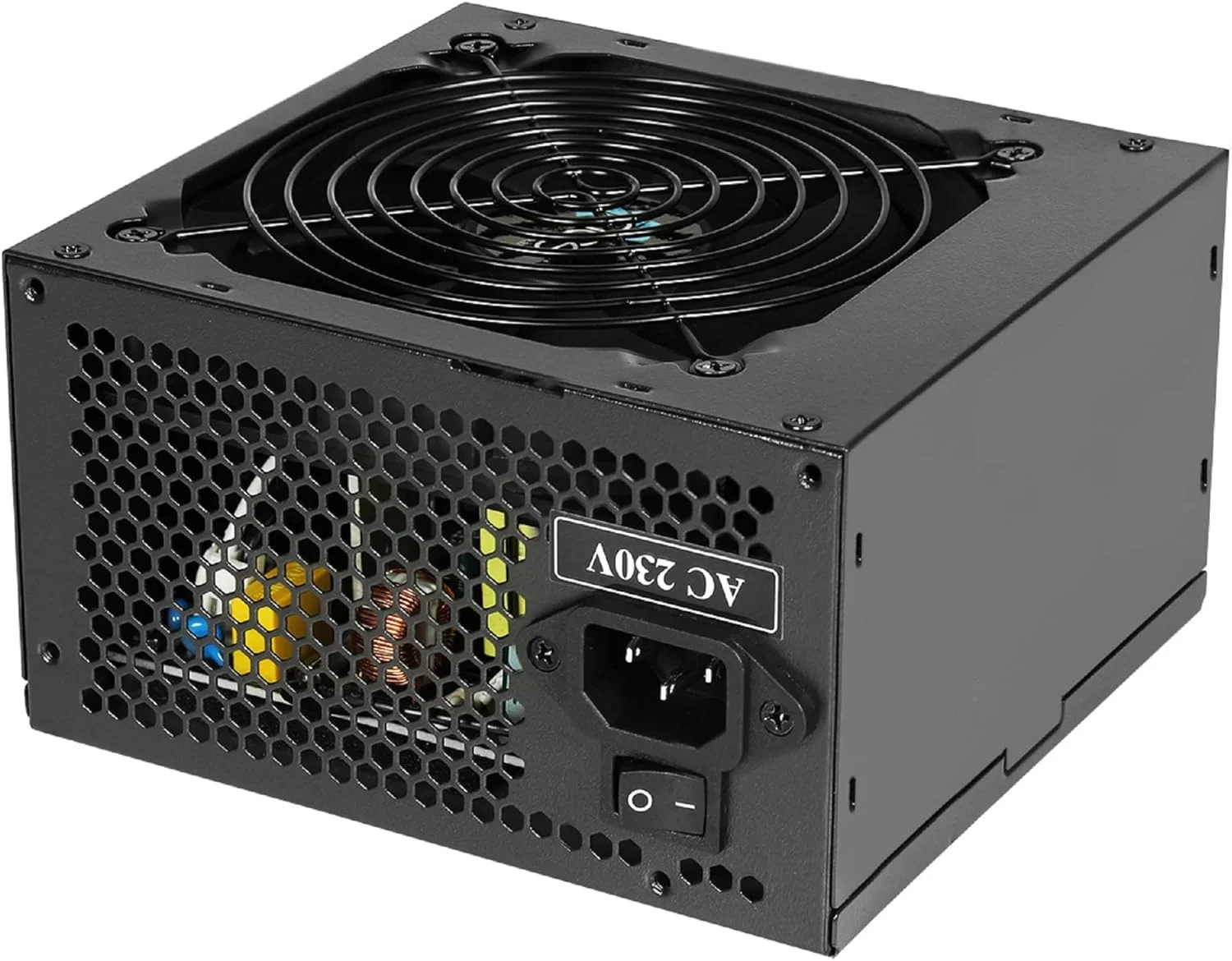 منبع تغذیه سوییچینگ 850 وات ATX با فن مشکی بی صدا 12 سانتی متری / برای کامپیوتر / iCHOOSE