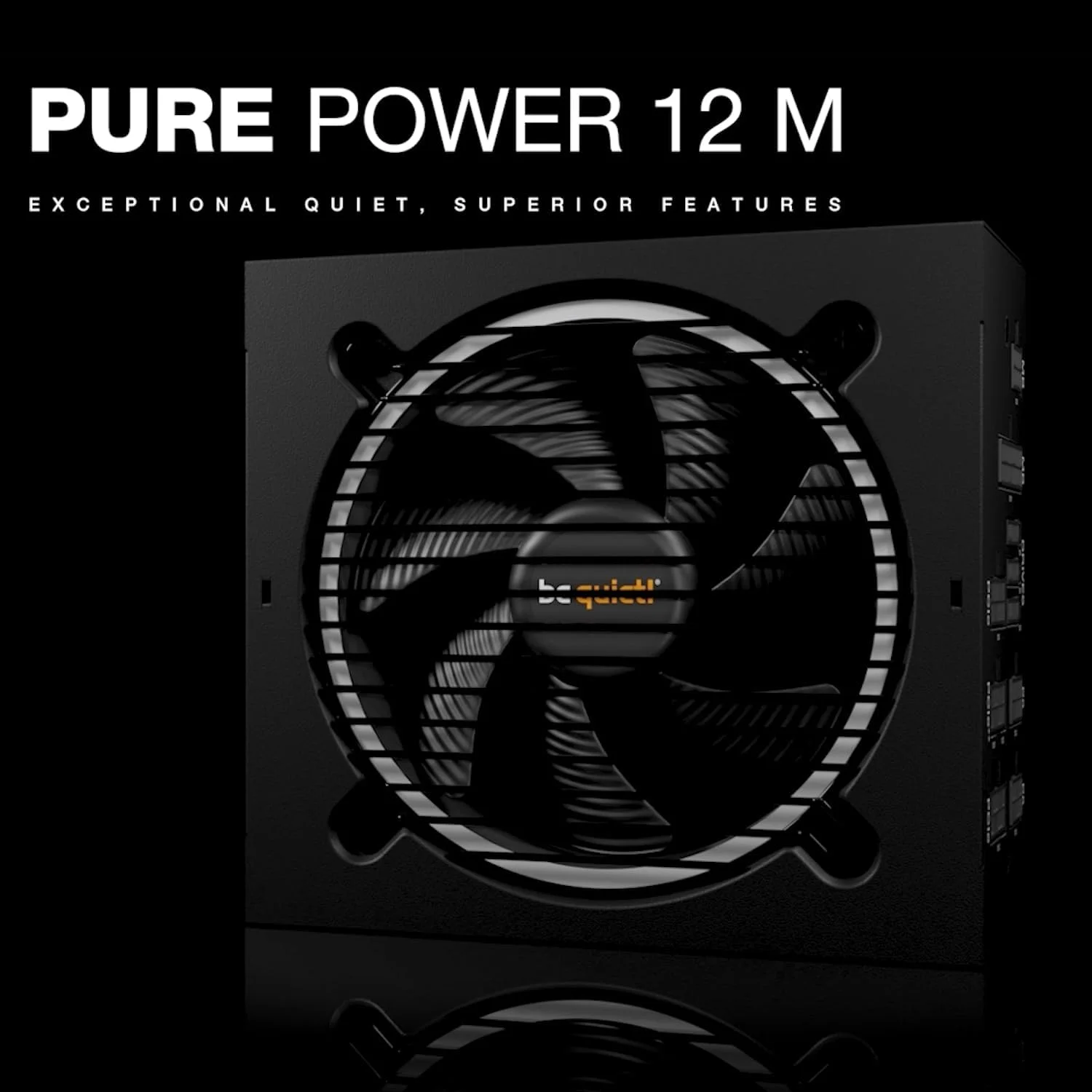 منبع تغذیه 850W مدل Pure Power 12 M از be quiet!، دارای گواهینامه 80 PLUS Gold، منبع تغذیه ATX 3.1 با پشتیبانی کامل از کارت گرافیک های PCIe 5.1، فن 120mm فوق العاده کم صدا از be quiet!، دارای 2 ریل 12V قوی، کابل های ماژولار منبع تغذیه 850W مدل Pure Power 12 M از be quiet!، دارای گواهینامه 80 PLUS Gold، منبع تغذیه ATX 3.1 با پشتیبانی کامل از کارت گرافیک های PCIe 5.1، فن 120mm فوق العاده کم صدا از be quiet!، دارای 2 ریل 12V قوی، کابل های ماژولار
