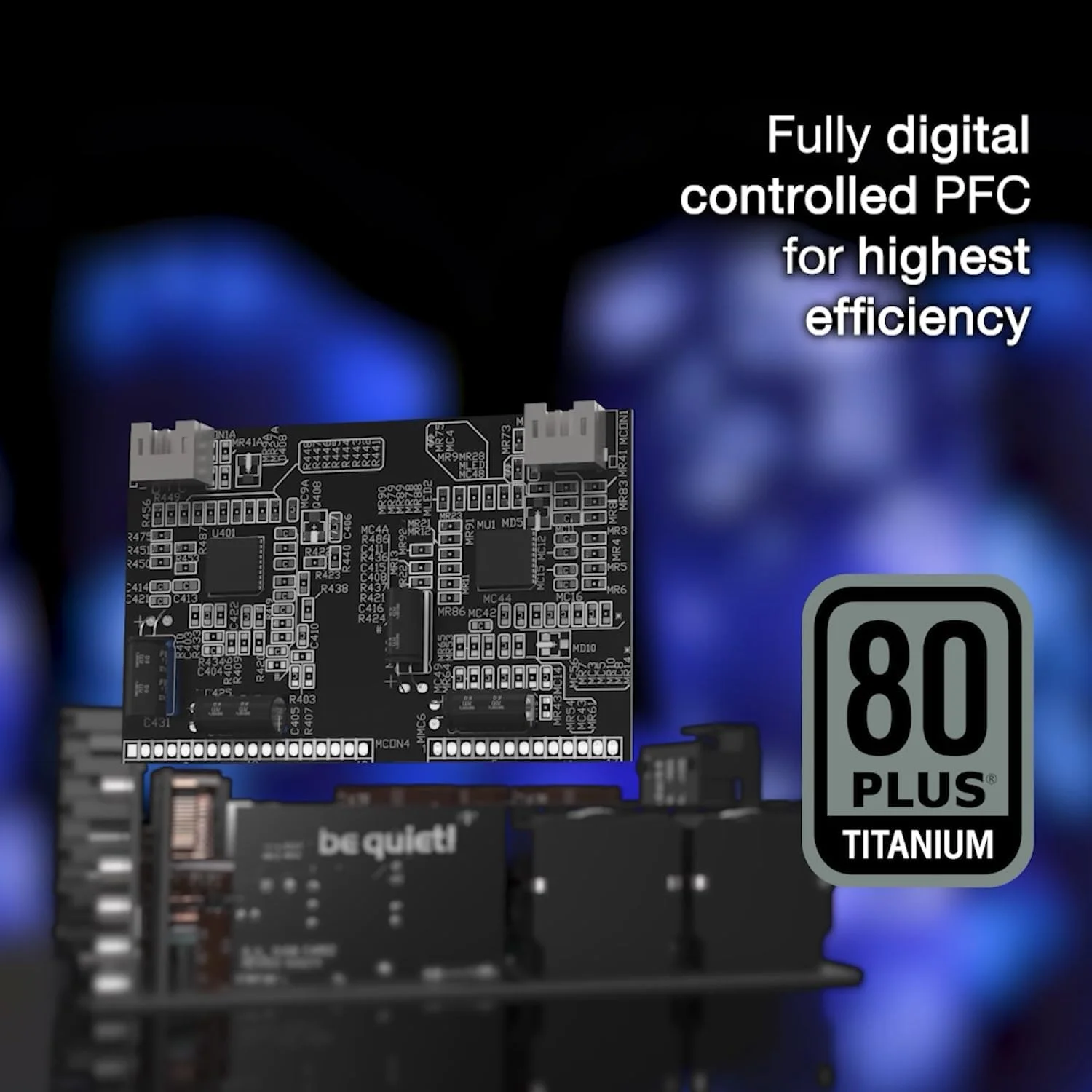 منبع تغذیه 1600 واتی be quiet! Dark Power Pro 13، ATX 3.0، دارای گواهینامه 80 PLUS Titanium، تنظیم دیجیتال، فن Silent Wings تقریبا بی صدا، برای کارت گرافیک های PCIe 5.0 و PCIe 6+2، شامل کابل های 12VHPWR منبع تغذیه 1600 واتی be quiet! Dark Power Pro 13، ATX 3.0، دارای گواهینامه 80 PLUS Titanium، تنظیم دیجیتال، فن Silent Wings تقریبا بی صدا، برای کارت گرافیک های PCIe 5.0 و PCIe 6+2، شامل کابل های 12VHPWR