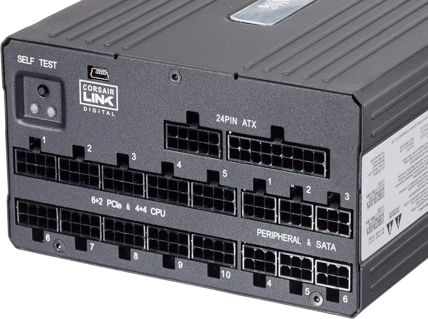 منبع تغذیه کامپیوتر کرسیر AX1600i دیجیتال 80 PLUS TITANIUM تمام ماژولار ATX - مشکی منبع تغذیه کامپیوتر کرسیر AX1600i دیجیتال 80 PLUS TITANIUM تمام ماژولار ATX - مشکی