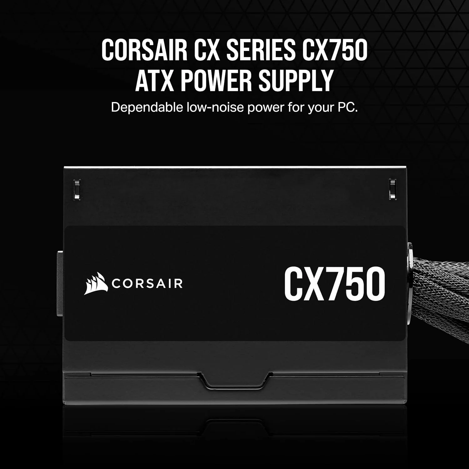 منبع تغذیه 750 واتی CORSAIR CX750 80 PLUS Bronze غیر ماژولار کم صدا ATX - UK - مشکی منبع تغذیه 750 واتی CORSAIR CX750 80 PLUS Bronze غیر ماژولار کم صدا ATX - UK - مشکی
