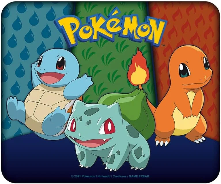 ABYSTYLE - پد ماوس Pokemon، نرم، استارترهای Kanto