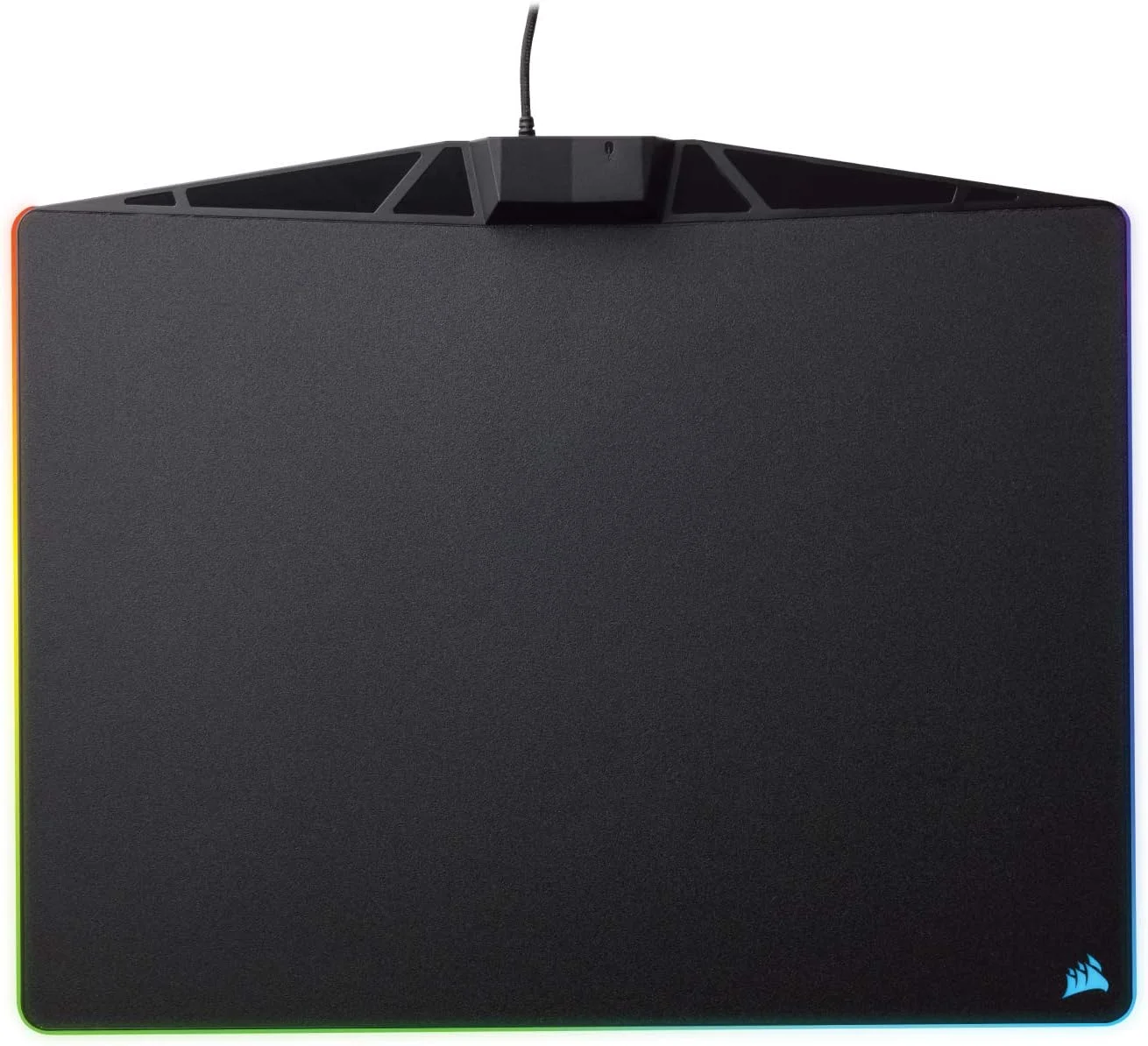 پد ماوس گیمینگ کرسیر MM800 Polaris RGB (متوسط، نورپردازی RGB 15 ناحیه‌ای، سطح سخت، 400mm x 340mm x 35mm) مشکی