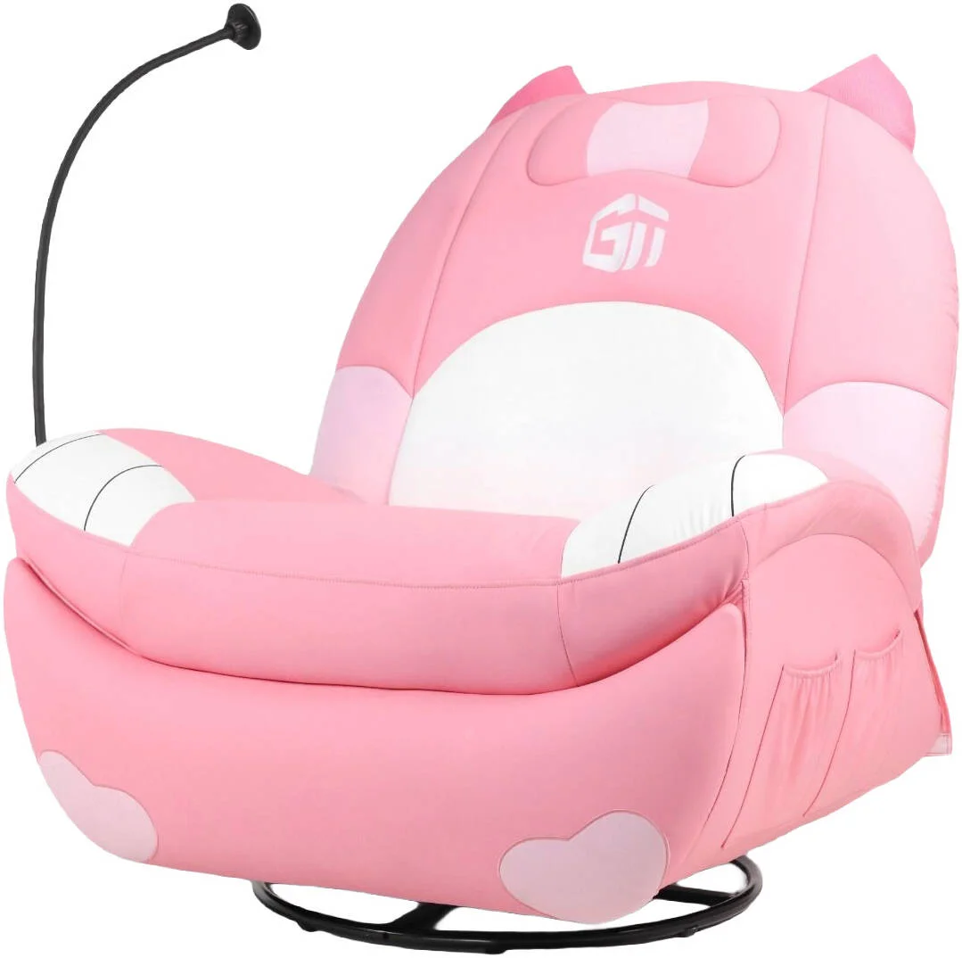 پاد استراحت گیمرتک، ساخته شده از مواد با کیفیت PU و توری، دارای زیرپایی تاشو داخلی، نگهدارنده مغناطیسی، 4 جیب کناری، نسخه صورتی | 616985067312