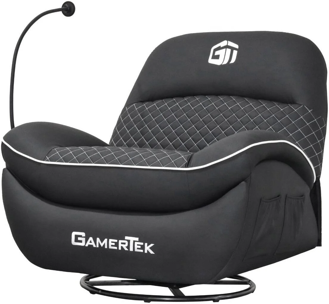 پاد استراحت گیمرتک، ساخته شده از مواد با کیفیت PU و توری، دارای زیرپایی تاشو داخلی، نگهدارنده مغناطیسی، 4 جیب کناری، نسخه سفید | 616985067329