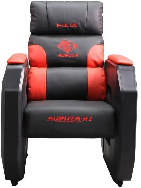 مبل گیمینگ ای-بلو با چرخ‌های متحرک، ساخته شده از پنبه نرم برای راحتی، چرم PU با بافت نرم برای دوام، مجهز به چرخ‌های بی‌صدا، قرمز | EEC359BRAA-IA