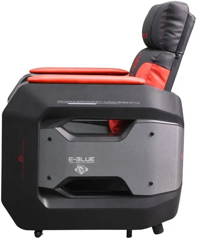 مبل گیمینگ ای-بلو با چرخ‌های متحرک، ساخته شده از پنبه نرم برای راحتی، چرم PU با بافت نرم برای دوام، مجهز به چرخ‌های بی‌صدا، قرمز | EEC359BRAA-IA