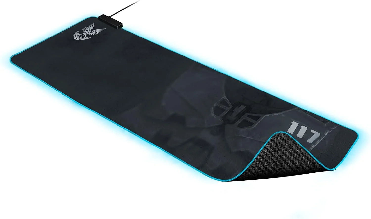 ماوس پد گیمینگ Razer Goliathus Extended Chroma: نورپردازی RGB قابل تنظیم - جنس نرم و پارچه ای - کنترل و سرعت متعادل - پایه لاستیکی ضد لغزش - نسخه Halo Infinite