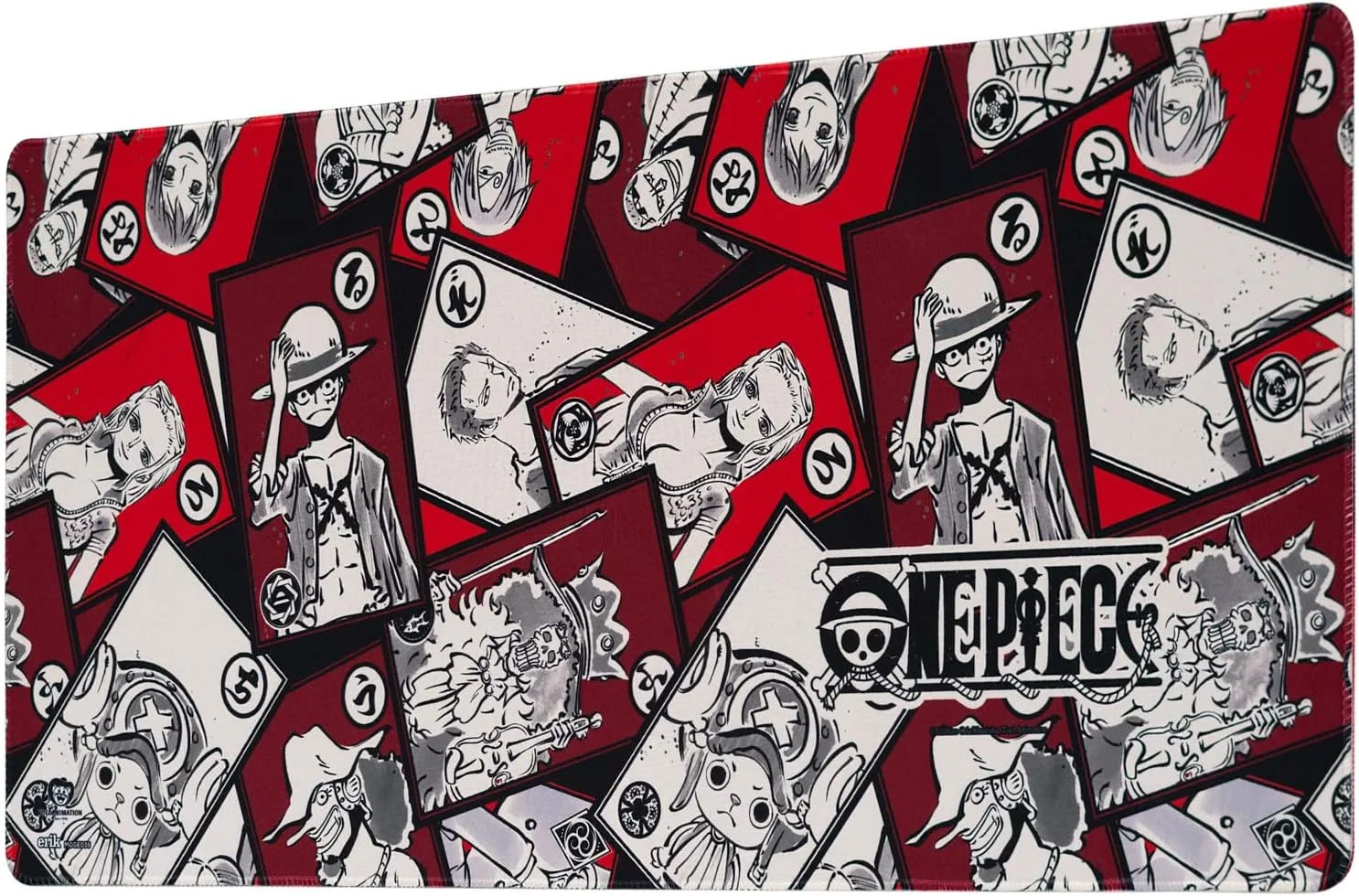پد ماوس خیلی بزرگ Grupo Erik One Piece - پد رومیزی - 80x35 سانتی متر، پد ماوس با پایه لاستیکی ضد لغزش، پد ماوس گیمینگ، پد ماوس کیبورد - هدیه مانگا