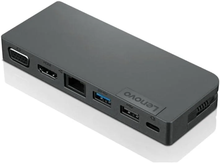 هاب مسافرتی USB-C لنوو (4X90S92381)، مشکی هاب مسافرتی USB-C لنوو (4X90S92381)، مشکی